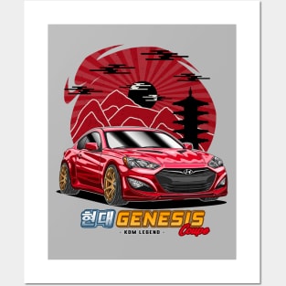 KDM Hyundai Genesis Coupe Posters and Art